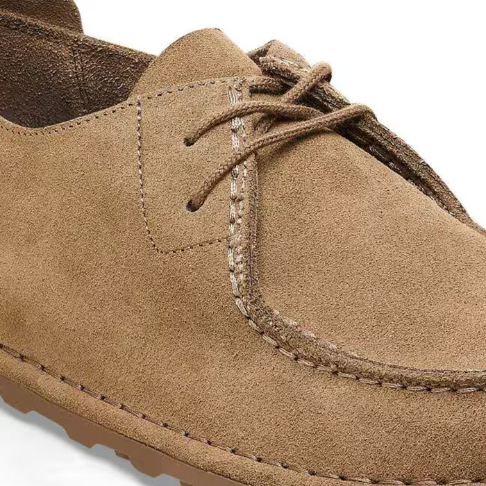 Birkenstock Utti Lace Shoes - Solid Grey Taupe