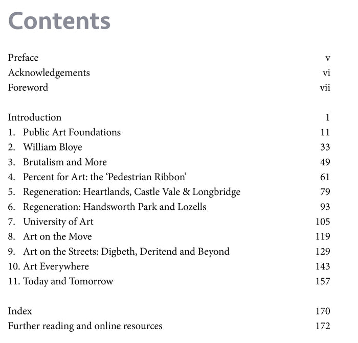 Birmingham's Public Art Hardback Book
