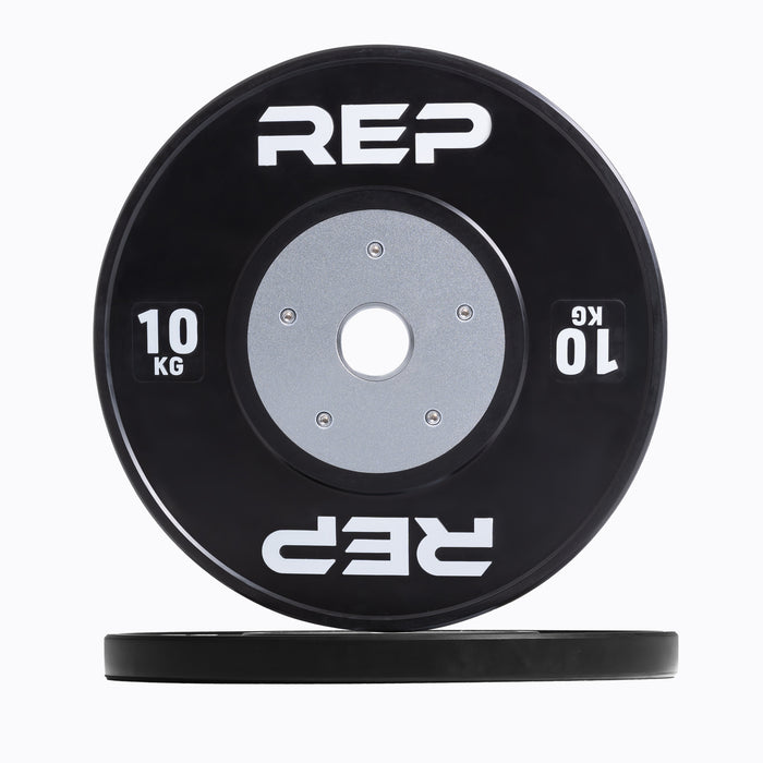 REP Fitness Black Competition Bumper Plate 10kg
