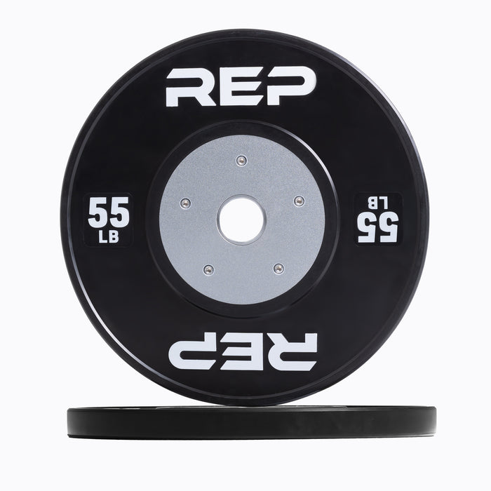 REP Fitness Black Competition Bumper Plate 55lb