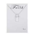 Blessed Cross Necklace 18"L