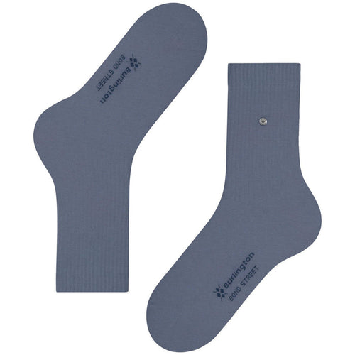 Burlington Socks Bond Street Socks - Blue Marl