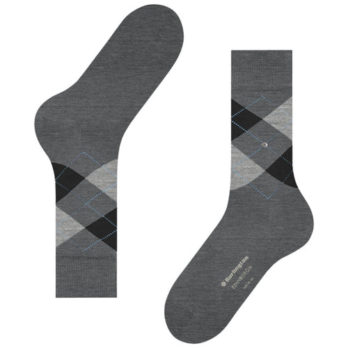 Burlington Socks Edinburgh Socks - Grey Mix