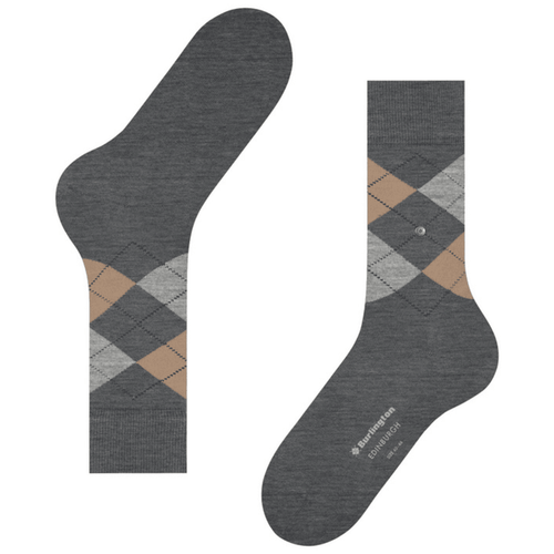 Burlington Socks Edinburgh Socks - Grey