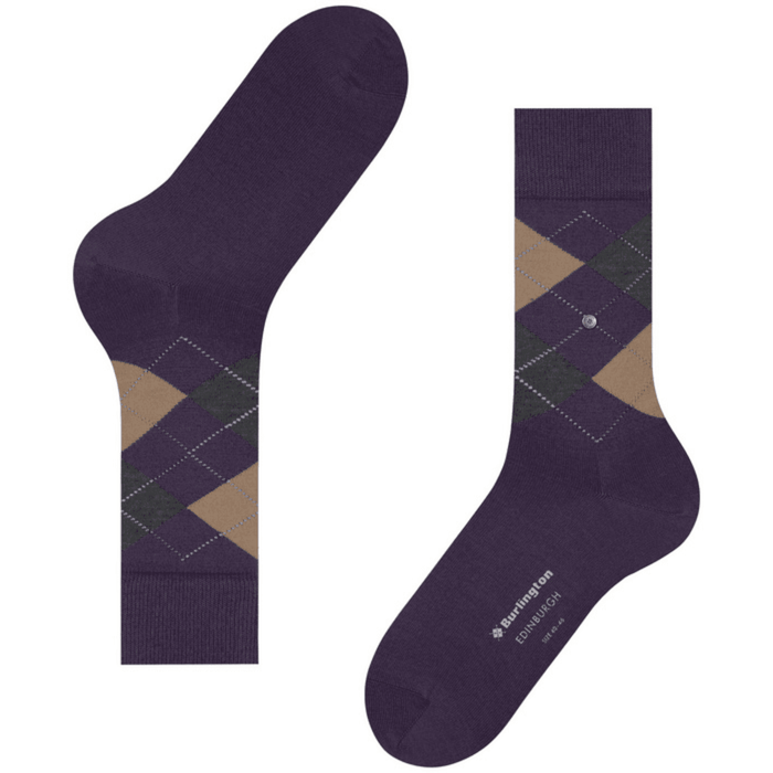 Burlington Socks Edinburgh Socks - Purple