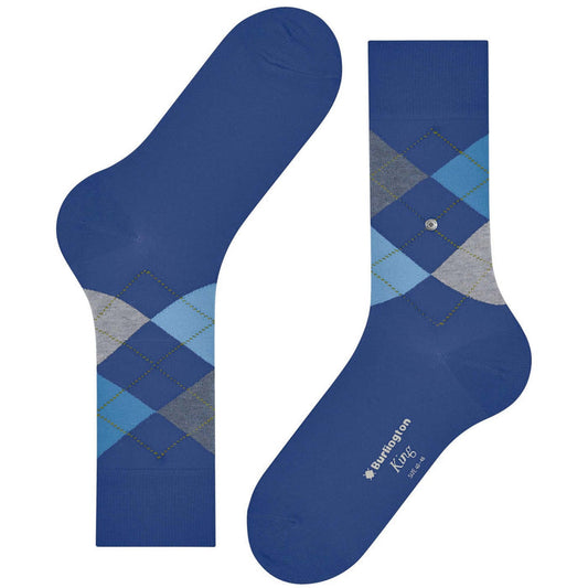 Burlington Socks King Socks - Blue