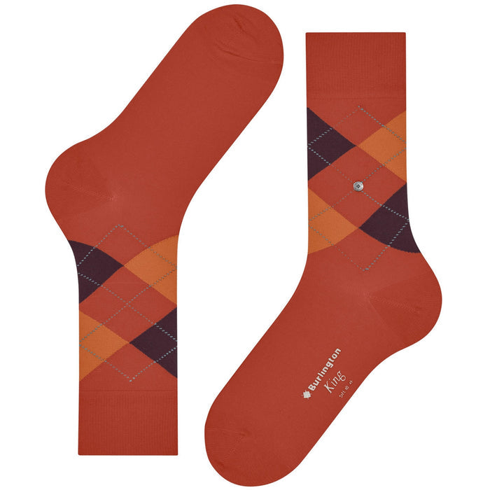 Burlington Socks King Socks - Flame