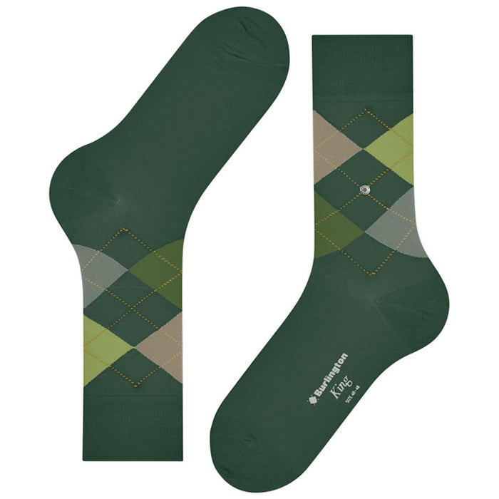 Burlington Socks King Socks - Green Multi