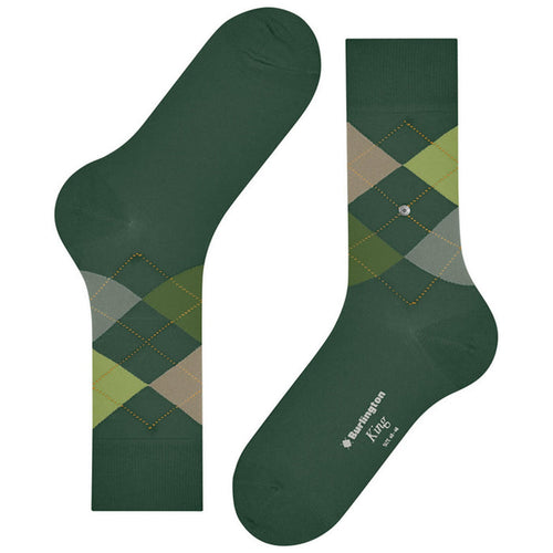 Burlington Socks King Socks - Green Multi