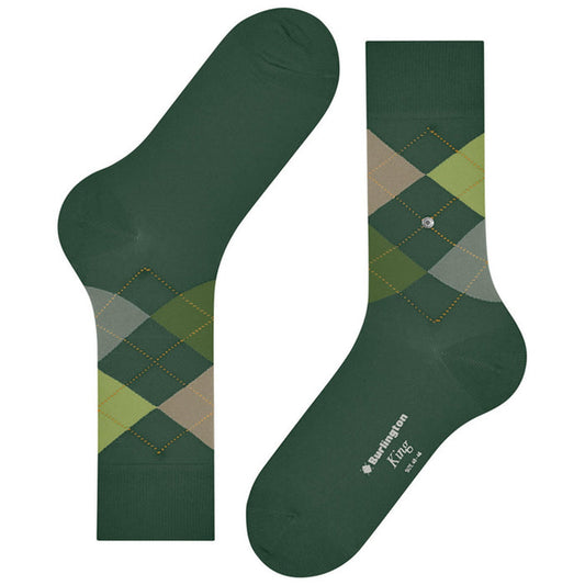 Burlington Socks King Socks - Green Multi