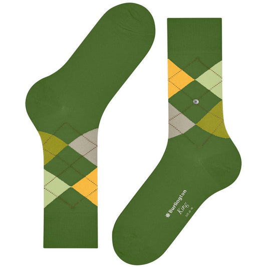 Burlington Socks King Socks - Green Yellow