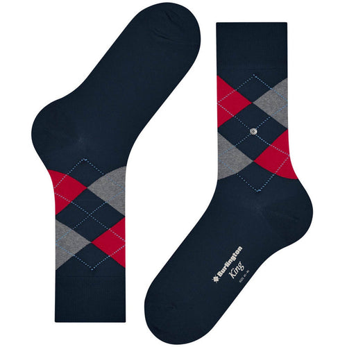 Burlington Socks King Socks - Navy