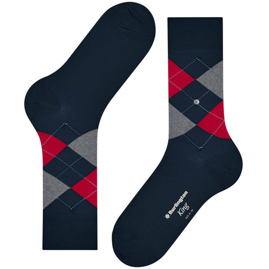 Burlington Socks King Socks - Navy