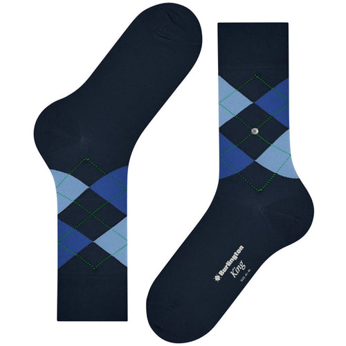 Burlington Socks King Socks - Navy