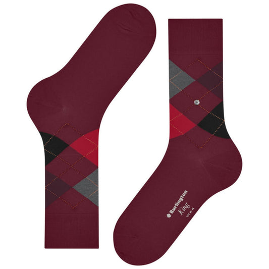 Burlington Socks King Socks - Red
