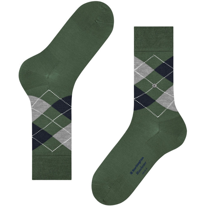 Burlington Socks Manchester - Green