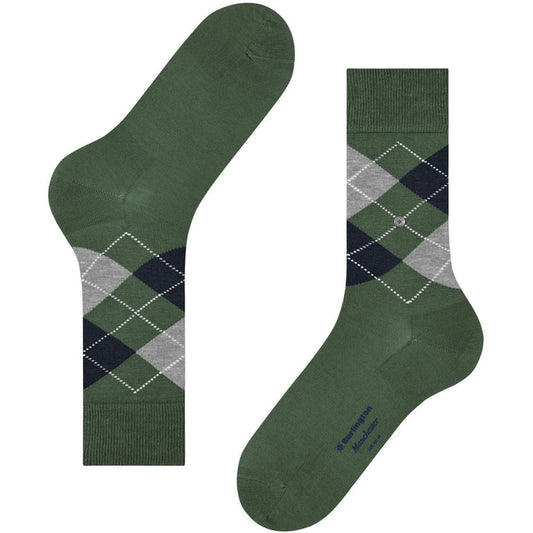 Burlington Socks Manchester - Green