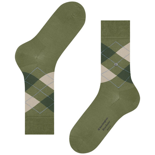 Burlington Socks Manchester Socks - Green Mix
