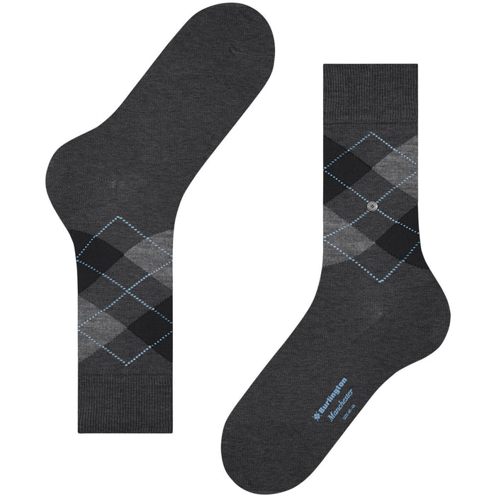 Burlington Socks Manchester Socks - Grey