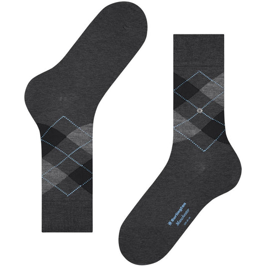 Burlington Socks Manchester Socks - Grey