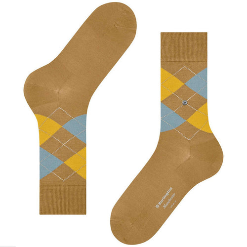 Burlington Socks Manchester Socks - Ochre