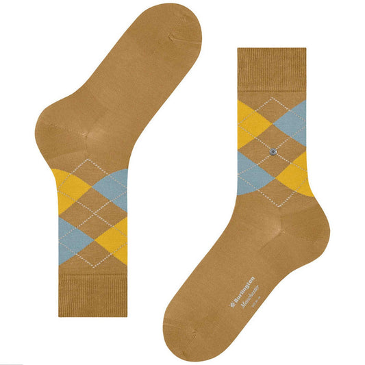 Burlington Socks Manchester Socks - Ochre