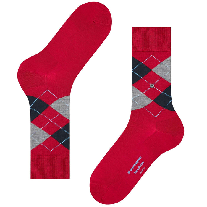 Burlington Socks Manchester Socks - Red
