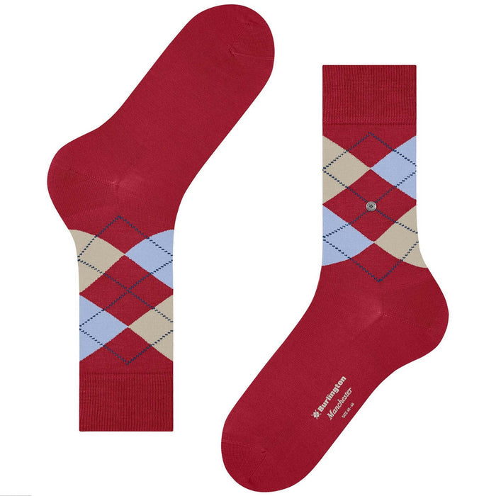 Burlington Socks Manchester Socks - Red
