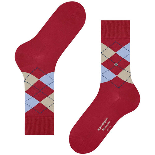 Burlington Socks Manchester Socks - Red