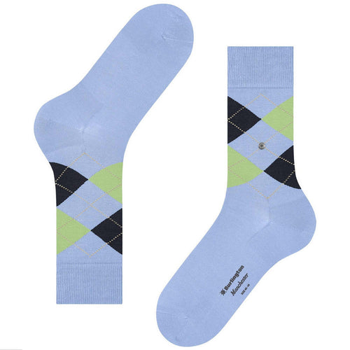 Burlington Socks Manchester Socks - Sky Blue