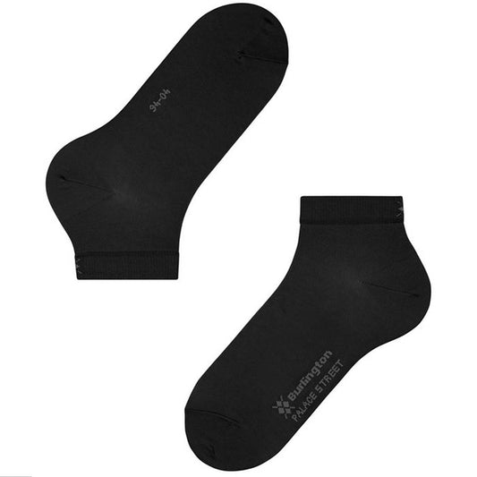 Burlington Socks Palace Street Men Sneaker Socks - Black