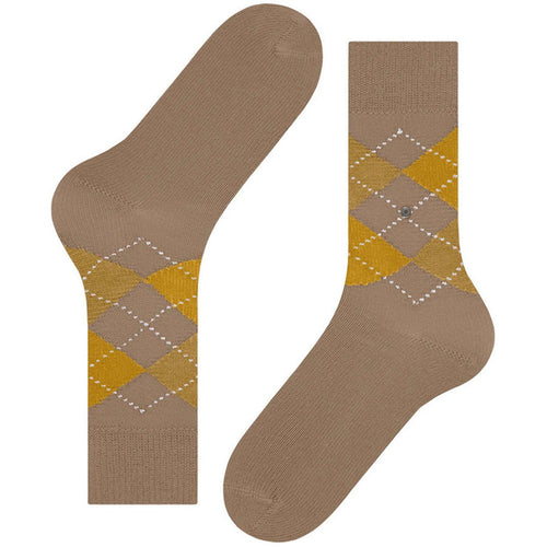 Burlington Socks Preston Socks - Beige/Yellow
