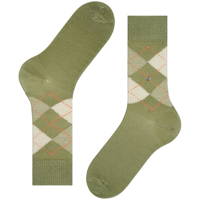 Burlington Socks Preston Socks - Green Marl