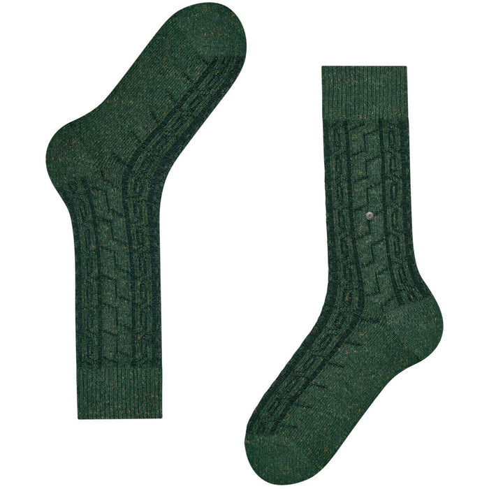 Burlington Socks Tweed Socks - Forest