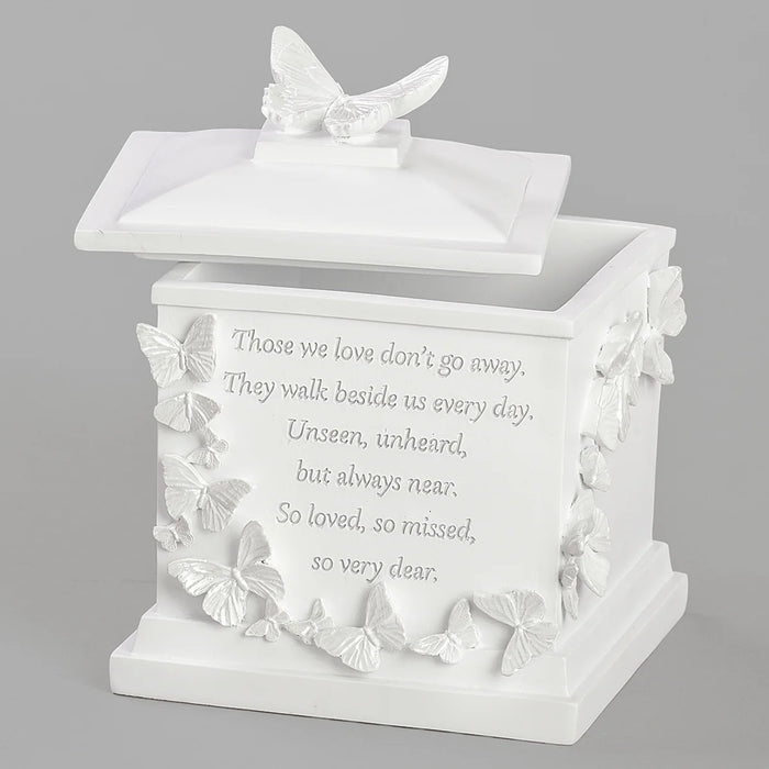 Butterfly Memorial Box 7"H
