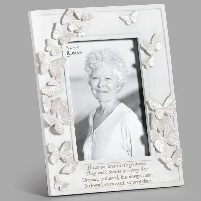Butterfly Memorial Frame 8.5"H