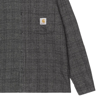 Carhartt WIP Long Sleeve Bagley Shirt - Black