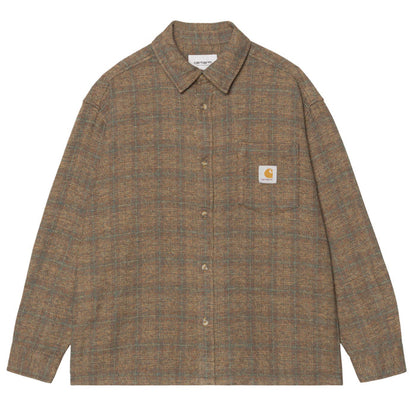 Carhartt WIP Long Sleeve Bagley Shirt - Hamilton Brown