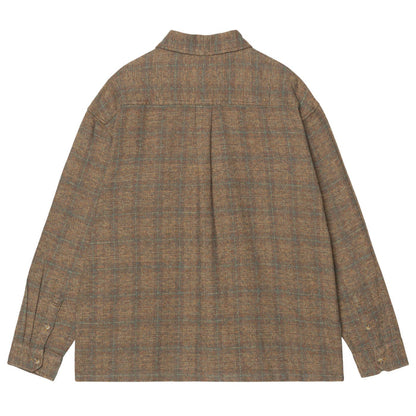 Carhartt WIP Long Sleeve Bagley Shirt - Hamilton Brown
