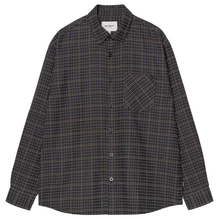 Carhartt WIP Long Sleeve Todrick Shirt - Blue