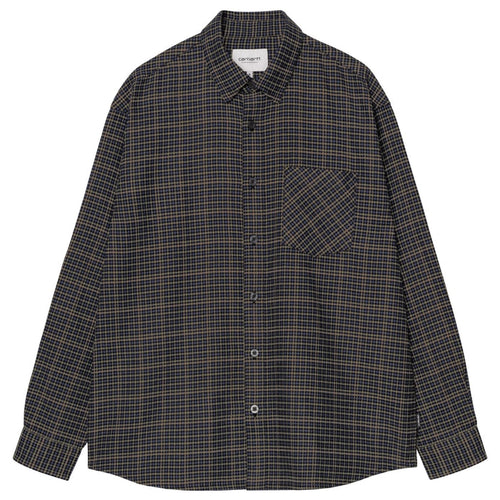 Carhartt WIP Long Sleeve Todrick Shirt - Blue