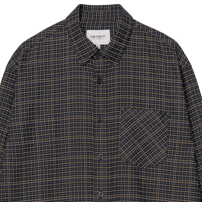 Carhartt WIP Long Sleeve Todrick Shirt - Blue
