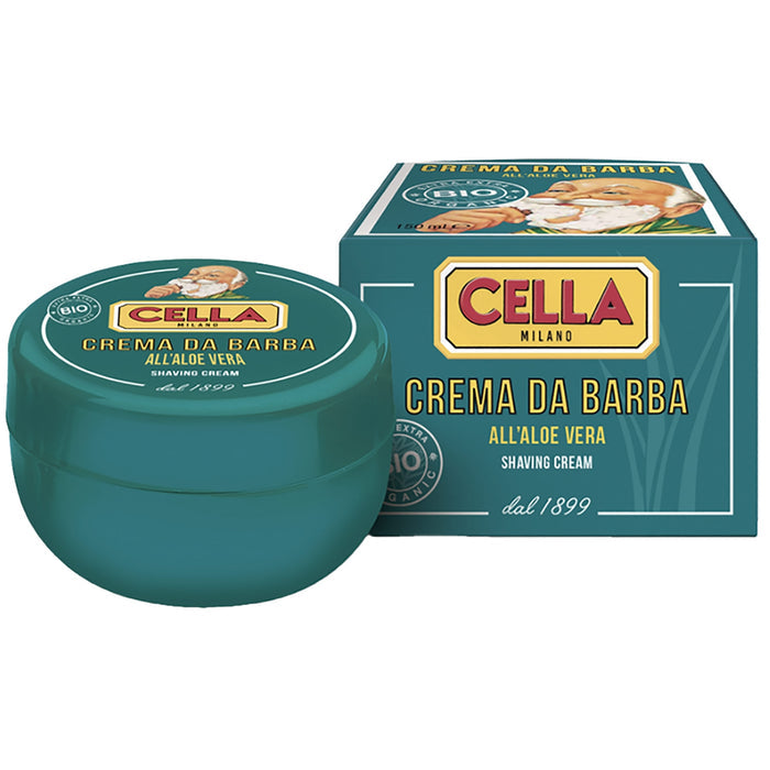 Cella Milano Organic Shaving Cream - Green