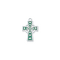 Celtic Cross Necklace - Sterling Silver 18"