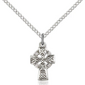 Celtic Cross Silver 18"