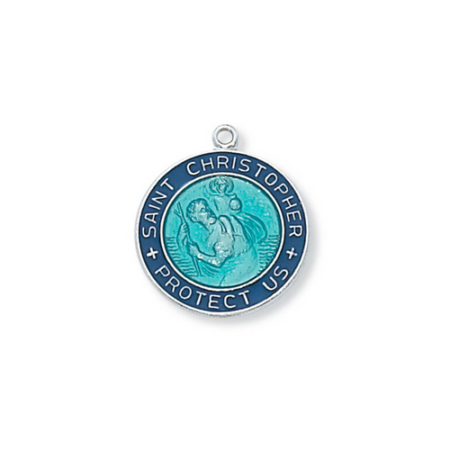 Christopher - St. Christopher Medal - Sterling Silver