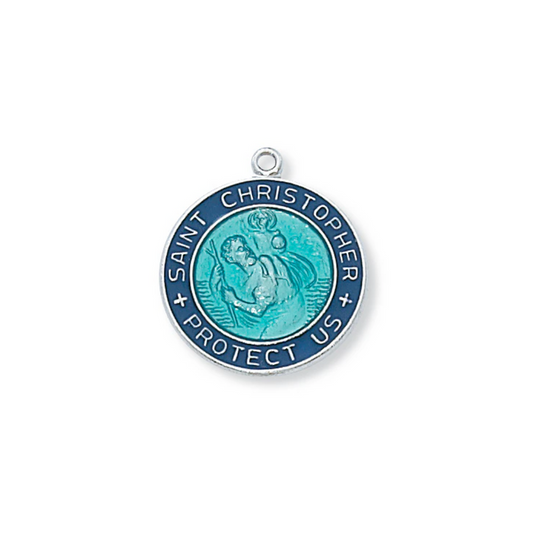 Christopher - St. Christopher Medal - Sterling Silver