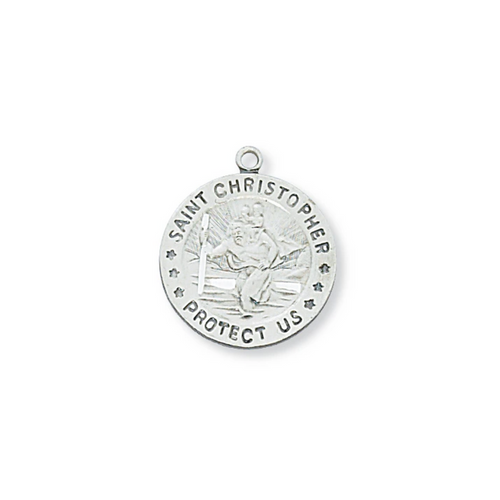 Christopher - St. Christopher Medal - Sterling Silver