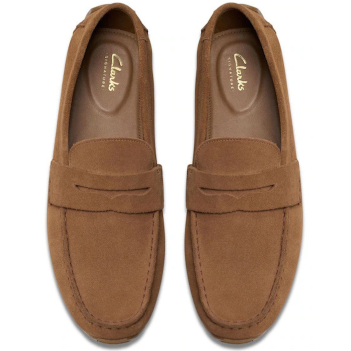 Clarks Originals Corsley Bar Loafers - Cola