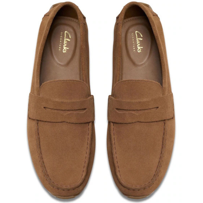 Clarks Originals Corsley Bar Loafers - Cola
